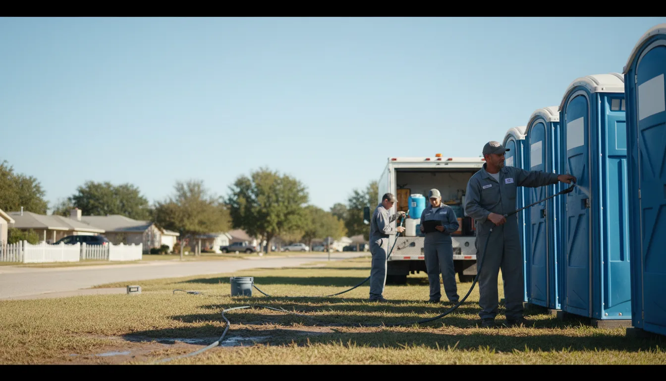 Long-Term Portable Toilet Rental in Giddings, TX near me